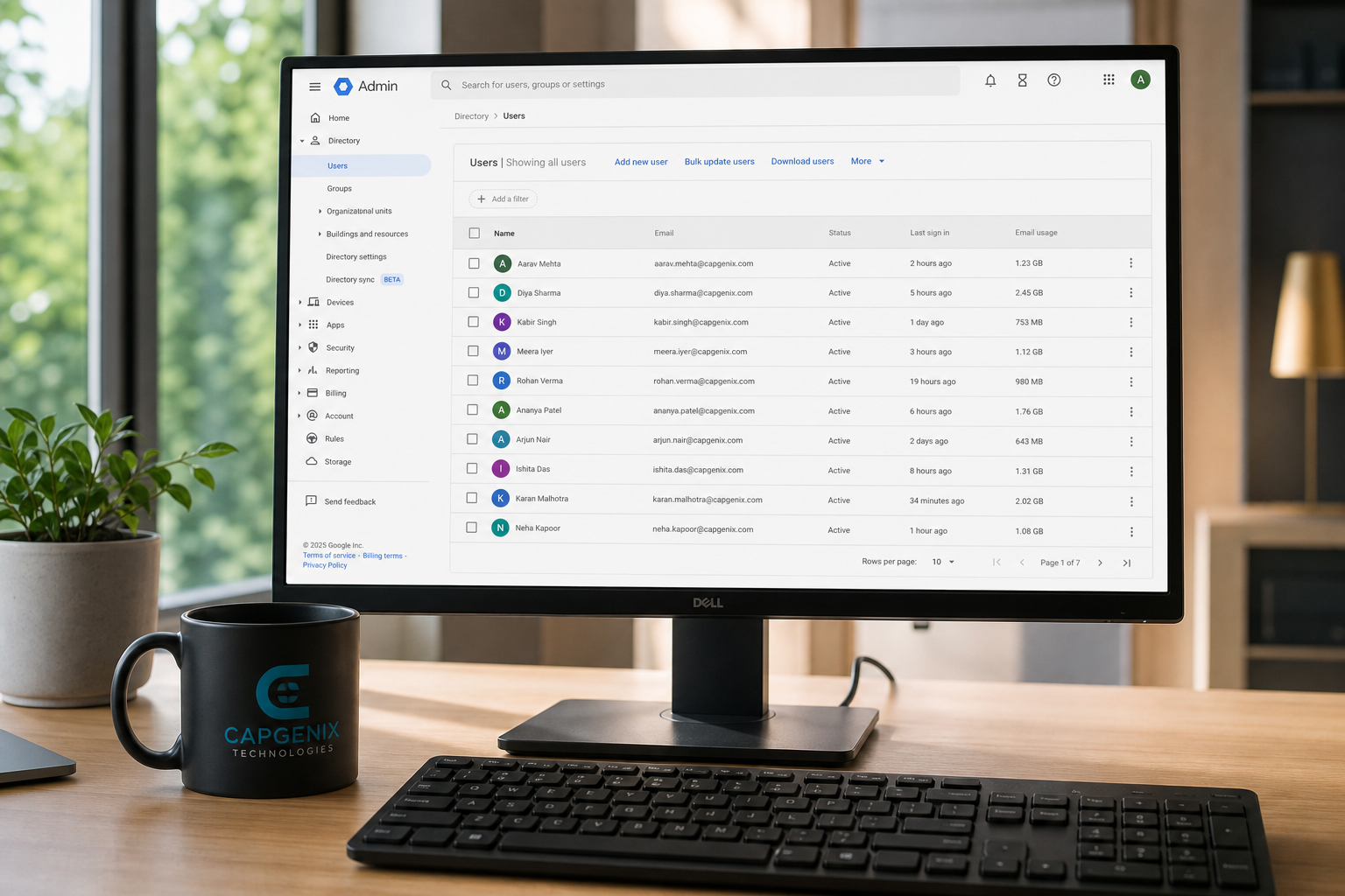 google workspace email setup hyderabad - Capgenix Technologies supporting Hyderabad businesses
